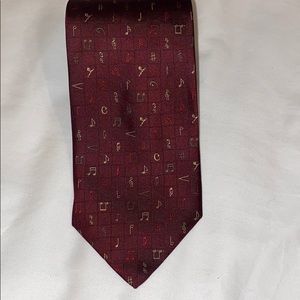 3/$15 Nishijin Burgundy 100% Silk Tie